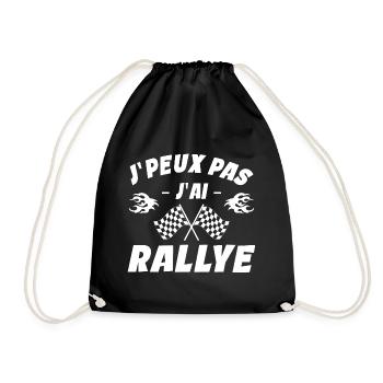 Je Peux Pas J'ai Rallye - Sac de sport léger - noir - Devant