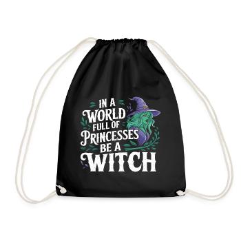 Soyez différent, soyez magique ! - Sac de sport léger - noir - Devant