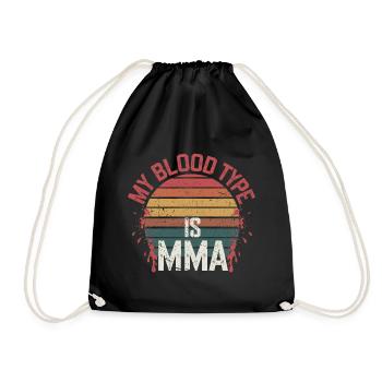 Exprimer sa passion pour le MMA - Sac de sport léger - noir - Devant