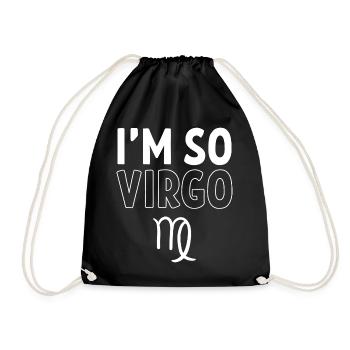 Signes du zodiaque - Sac de sport léger - noir - Devant