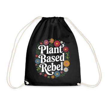 Végétarien Végétalien Végétarien Végétarien - Sac de sport léger - noir - Devant