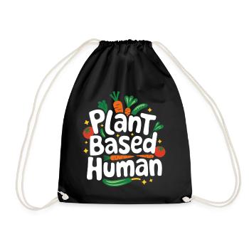 Végétarien Végétalien Végétarien Végétarien - Sac de sport léger - noir - Devant