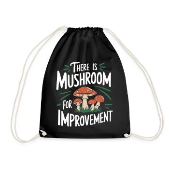 Champignons Champignons Champignon Champignon - Sac de sport léger - noir - Devant