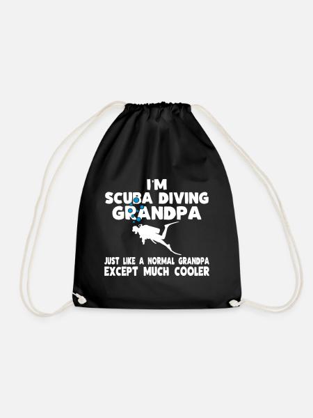 papy plongée sous-marine - Sac de sport léger - noir