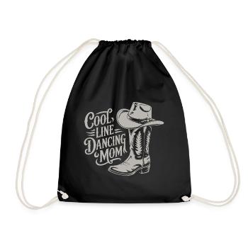 Line Dance Mom Line Dance Mom Cadeau - Sac de sport léger - noir - Devant