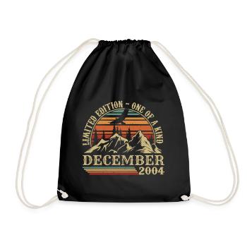 Vintage Décembre 2004, Génial Depuis Décembre 2004 - Sac de sport léger - noir - Devant