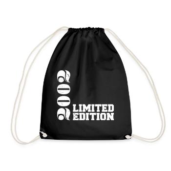 Édition limitée 2002, cadeau d’anniversaire 2002 - Sac de sport léger - noir - Devant