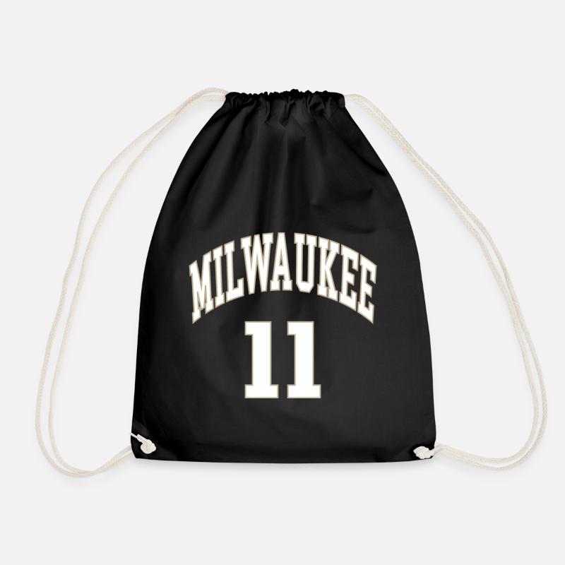 Milwaukee 11 - Turnbeutel - Schwarz