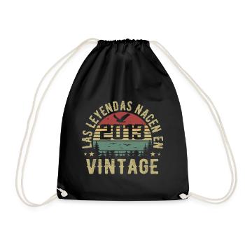 Les légendes sont nées 2013 Cadeau d’anniversaire 2013 - Sac de sport léger - noir - Devant