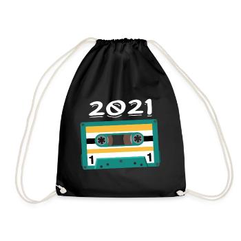 Cassette 2021 Vintage Anniversaire 2021 - Sac de sport léger - noir - Devant