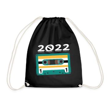 Cassette 2022 Vintage Anniversaire 2022 - Sac de sport léger - noir - Devant
