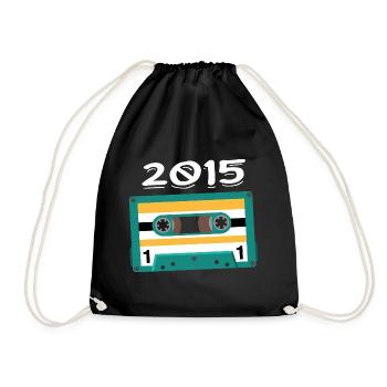 Cassette 2015 Vintage Anniversaire 2015 - Sac de sport léger - noir - Devant