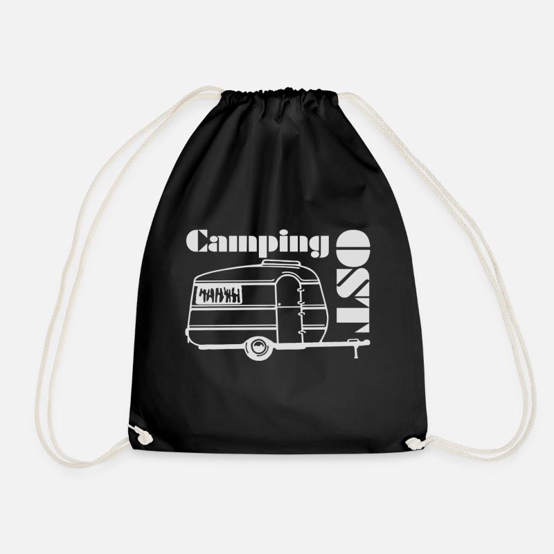 Qek Junior DDR Wohnwagen - Turnbeutel - Schwarz
