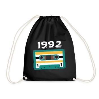 Cassette 1992 Vintage Anniversaire 1992 - Sac de sport léger - noir - Devant