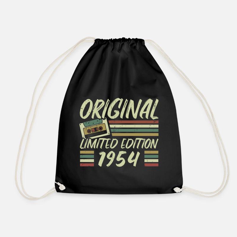 Vintage 1954 Rétro Cadeau D’anniversaire 1954 - Sac de sport léger - noir