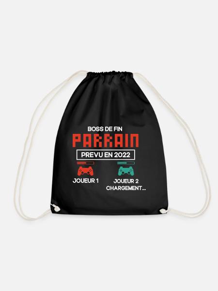 Annonce Grossesse Demande Parrain Originale Geek - Sac de sport léger - noir