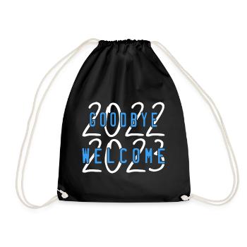 welcome 2023 - Sac de sport léger - noir - Devant