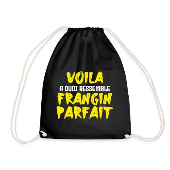 Voilà À Quoi Ressemble Le Frangin Parfait - Sac de sport léger - noir - Devant