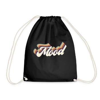 Mood vinatge - Drawstring Bag - black - Front