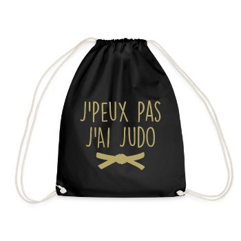 J Peux Pas J Ai Judo - Sac de sport léger - noir - Devant