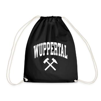 Wuppertal - Drawstring Bag - black - Front