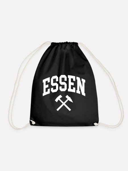 Essen - Turnbeutel - Schwarz