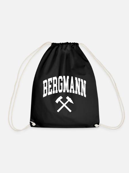 Bergmann - Turnbeutel - Schwarz
