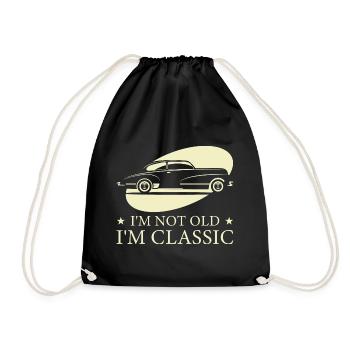I'm Not Old I'm Classic - Sac de sport léger - noir - Devant
