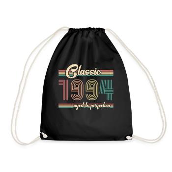 1994 ST Classic vieilli à la perfection - 1994 Anniversaire - Sac de sport léger - noir - Devant