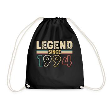 Légende depuis 1994 v2 - 1994 Cadeau d’anniversaire - Sac de sport léger - noir - Devant