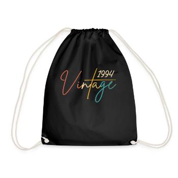 Elégant et vintage 1994 - 1994 Cadeau d’anniversaire - Sac de sport léger - noir - Devant