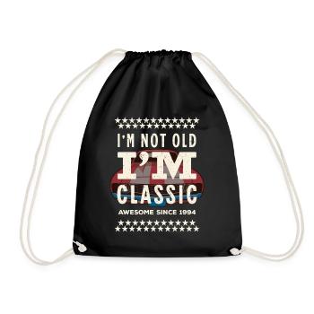 Pas vieux - classique depuis 1994 - 1994 Cadeau d’anniversaire - Sac de sport léger - noir - Devant