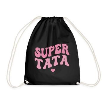 Super Tata - Sac de sport léger - noir - Devant