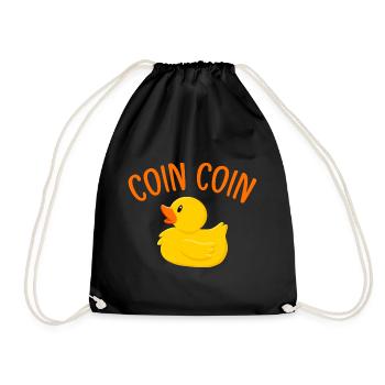 Canard Humour Vilain Petit Canard Coin Coin - Sac de sport léger - noir - Devant