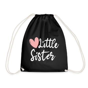 Petite Soeur Petite Soeur Et sœur Filles - Sac de sport léger - noir - Devant