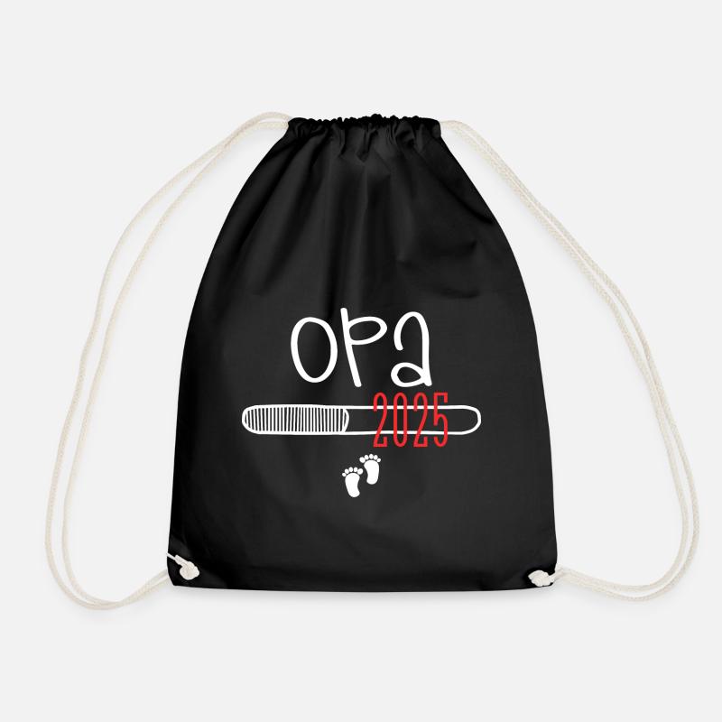 Opa 2025 - OPA - Turnbeutel - Schwarz