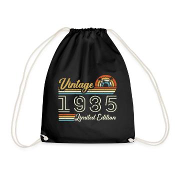 Anniversaire 40 Ans | Millésime 1985 Cadeau 1985 - Sac de sport léger - noir - Devant