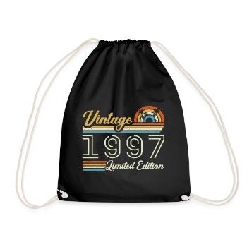 Anniversaire 28 Ans | Millésime 1997 Cadeau 1997 - Sac de sport léger - noir - Devant