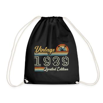 36 Year Anniversary | Vintage 1989 Gift 1989 - Drawstring Bag - black - Front