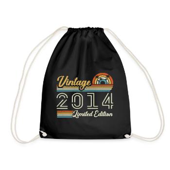 Anniversaire 11 Ans | Millésime 2014 Cadeau 2014 - Sac de sport léger - noir - Devant