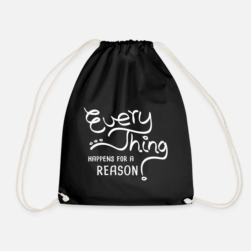 Everything Happens For A Reason - Sac de sport léger - noir
