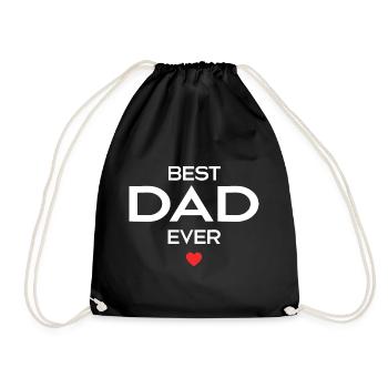 Bester Vater aller Zeiten - Turnbeutel - Schwarz - Vorne