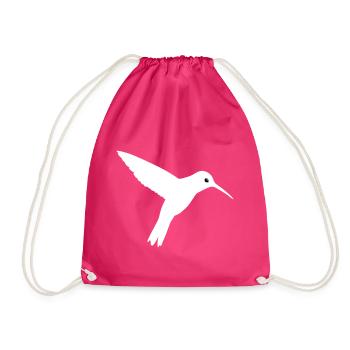 Kolibri - Turnbeutel - Fuchsia - Vorne