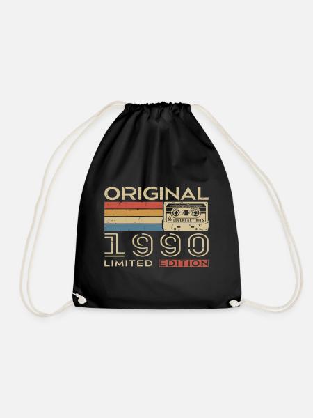 Cadeau Anniversaire 1990 Rétro 1990 - Vintage 1990 - Sac de sport léger - noir