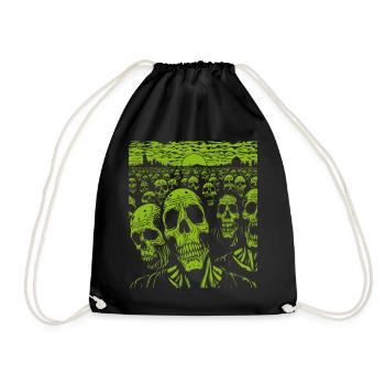 Dawn of the Dead - The Skull Army - Drawstring Bag - black - Front
