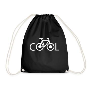 Cooles Fahrrad Cool Bicycle cool Bike - Drawstring Bag - black - Front