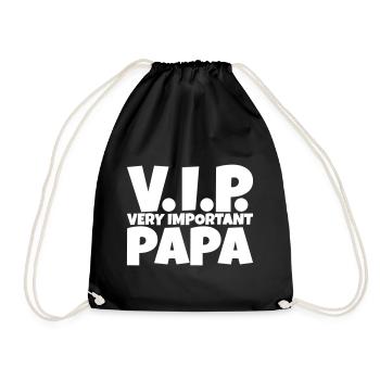 VIP - papa très important - Sac de sport léger - noir - Devant