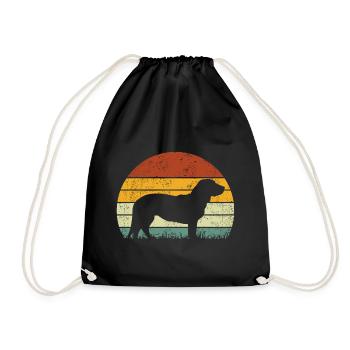 Alpine Dachsbracke Vintage Dog Owners - Drawstring Bag - black - Front