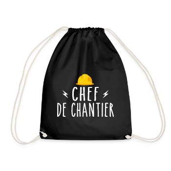 Site Manager - Drawstring Bag - black - Front