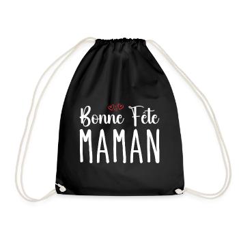 Bonne Fête Maman - Sac de sport léger - noir - Devant